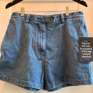Tuckernuck Pomander Place High Waist Blue Denim Shorts
